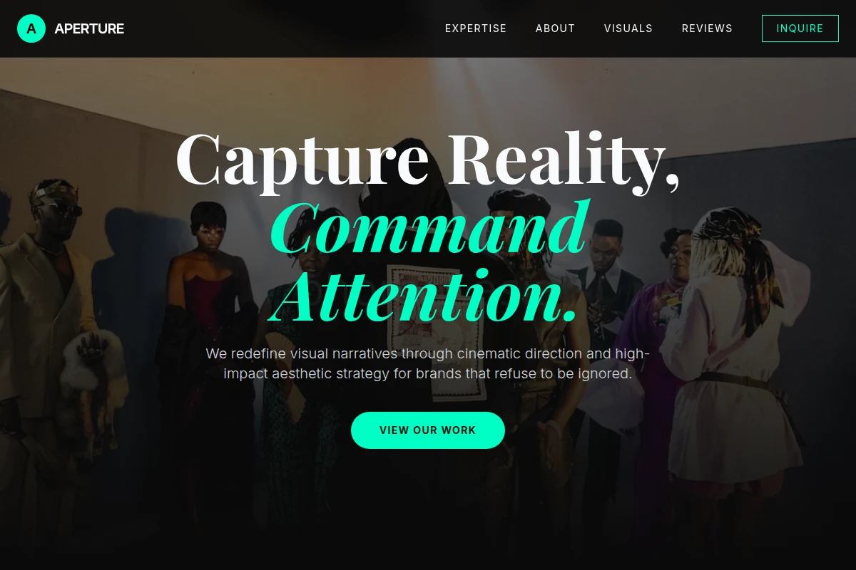 Premium Creative Direction Website Design