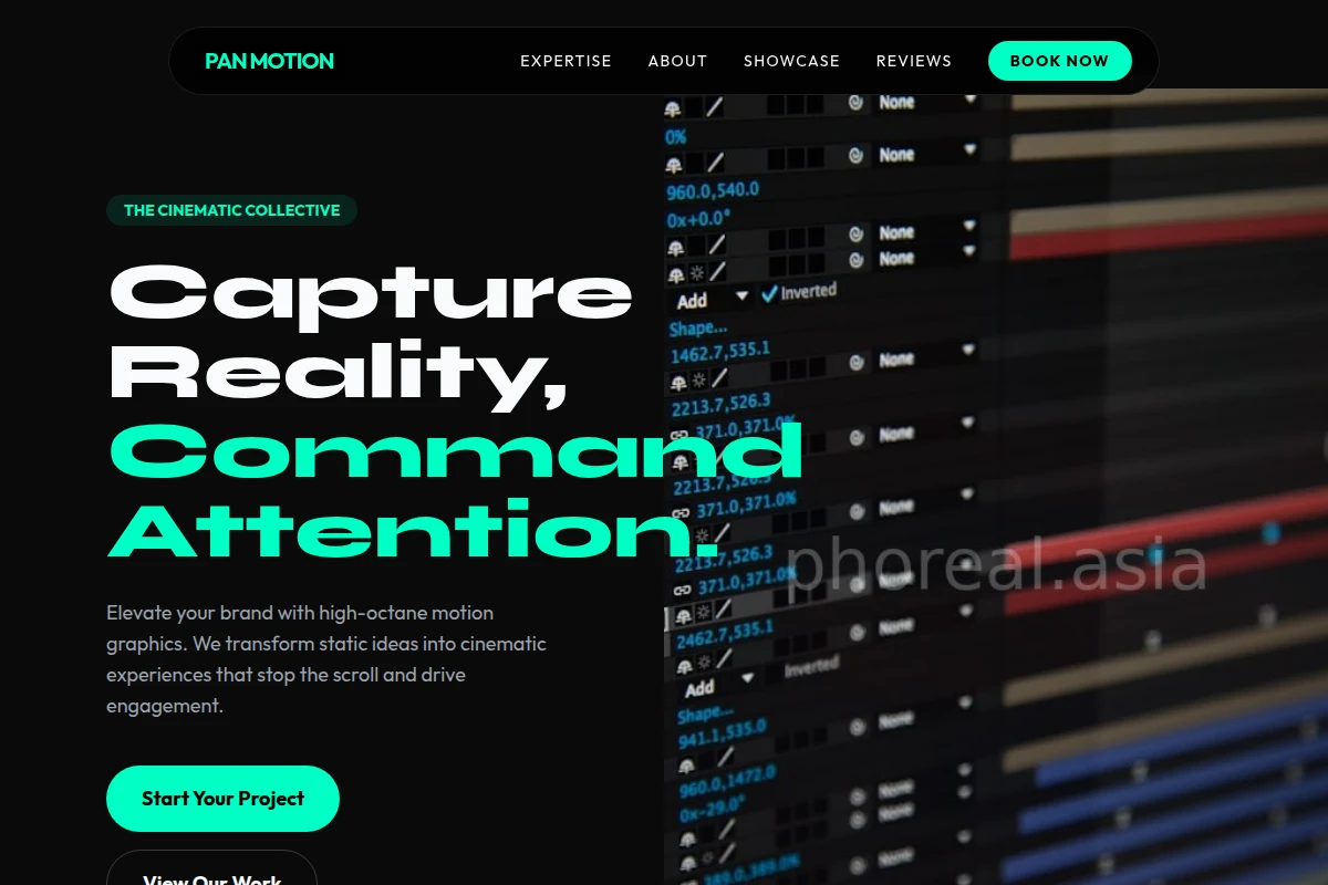 Pan Motion Graphics