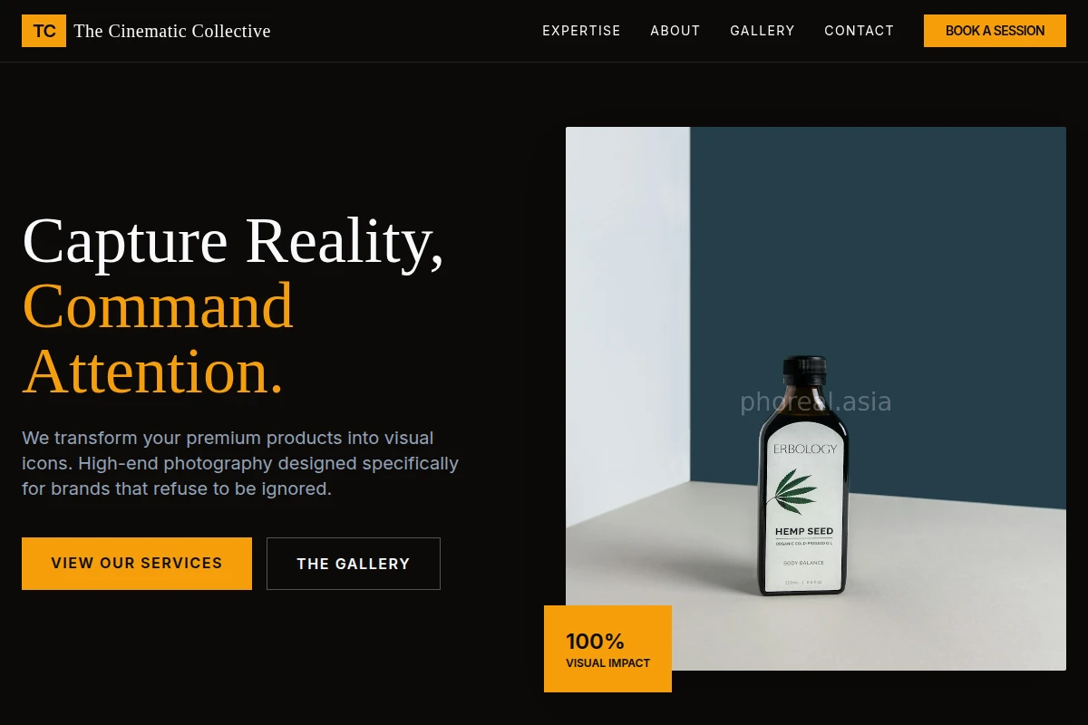 Lens Product Photography