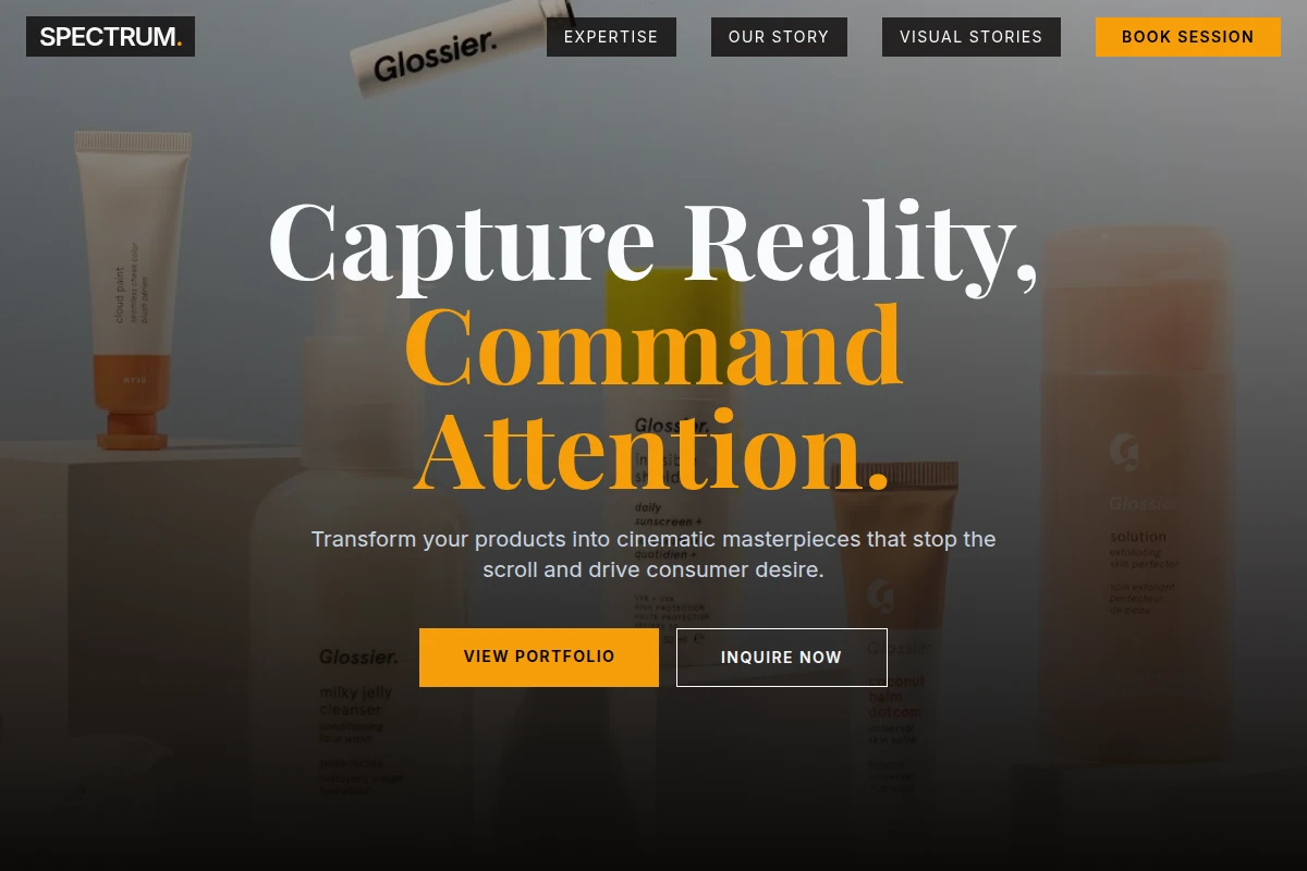 Spectrum Product Photography