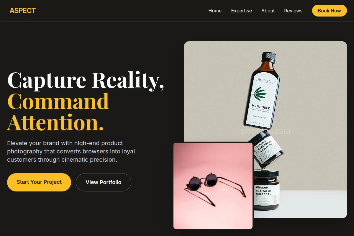 Aspect Product Photography